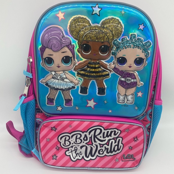 LOL Surprise! 3 Pocket Backpack "BBs Run the World - Picture 2 of 6